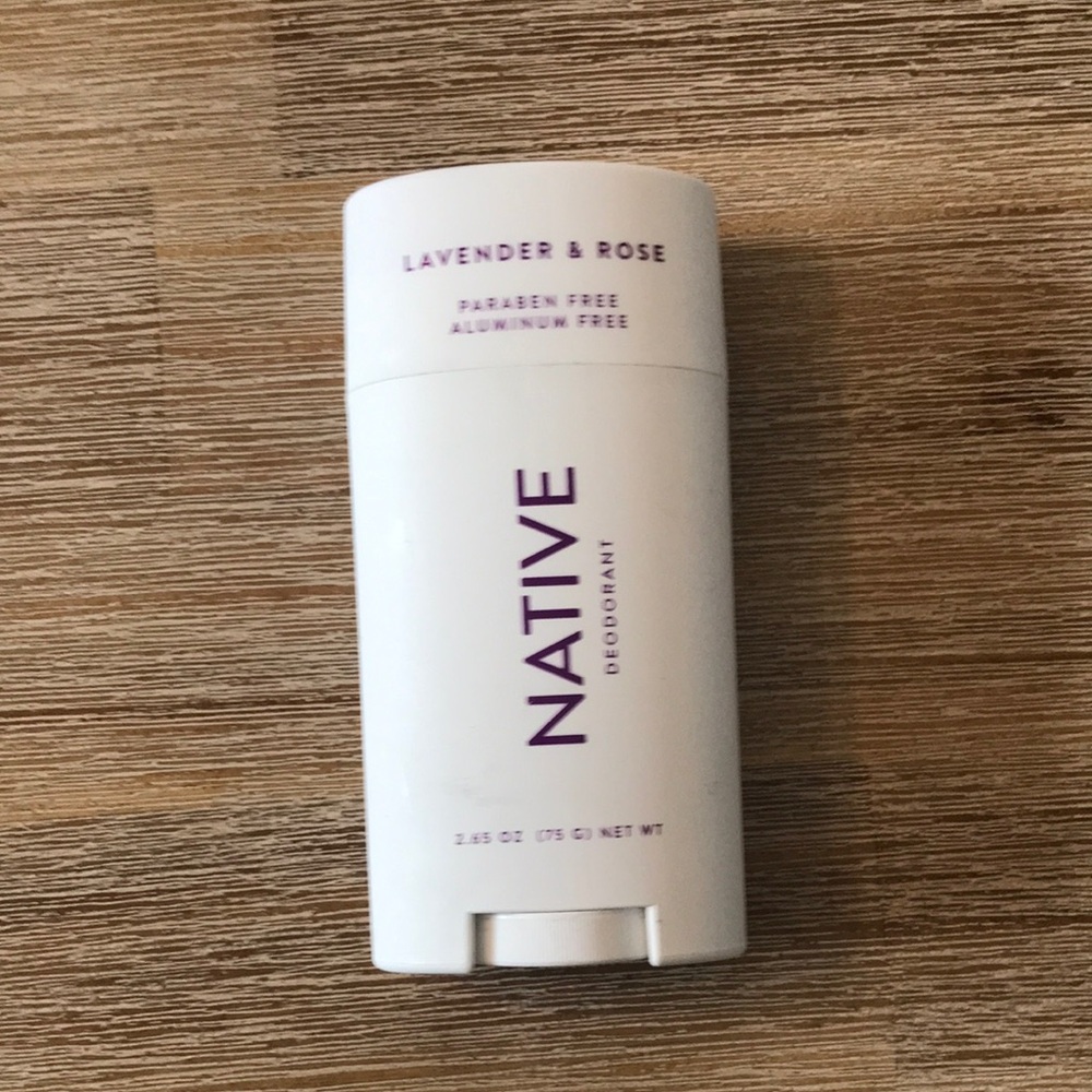 Native Lavender & Rose Deodorant - White and Purple